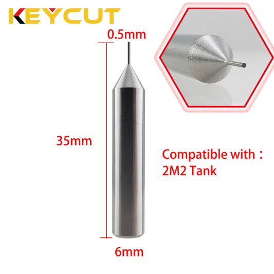 2M2 tank Key Machine 0.5mm Probe in Carbide for house Keys Aftermarket Locksmith Tools