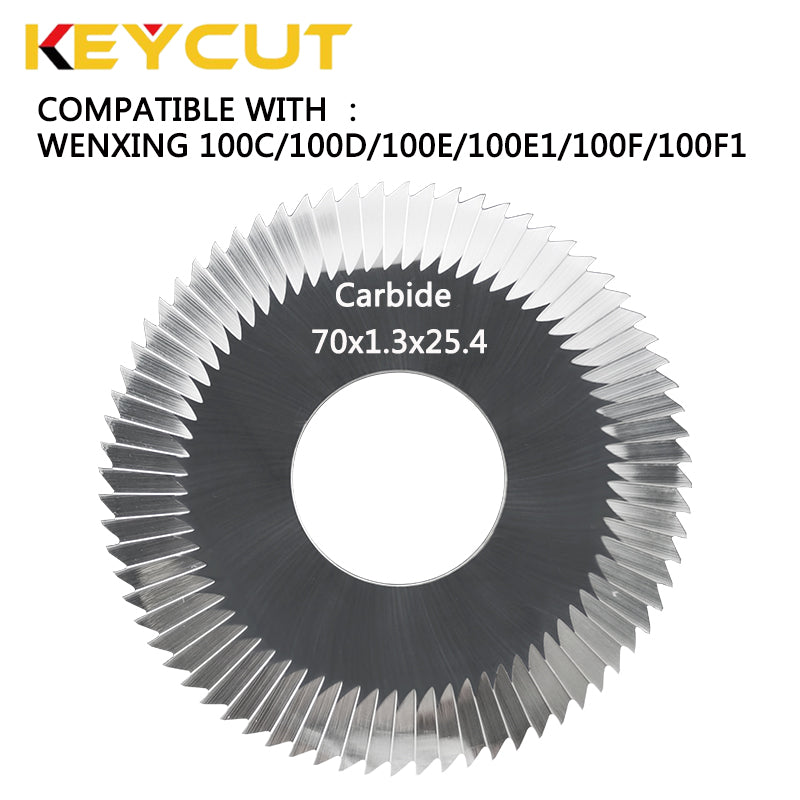 Wenxing 0020A Milling Cutter 70x1.3x25.4 Fits WENXING 100C 100D 100E 100E1 100F 100F1 Locksmith Tools