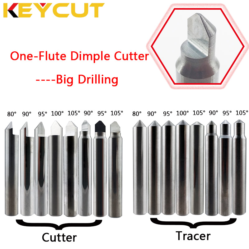 Key Cutter 80° 90° 95° 100° 105° Dimple Cutter for Vertical Manual Key Duplictor Machine