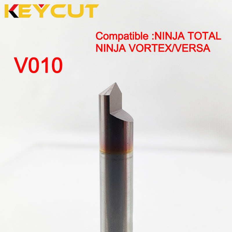 Keyline Milling Cutter V010 110° in Carbide Fits KEYLINE NINJA TOTAL Keyline Vortex KEYLINE Versa Key Machine Aftermarket