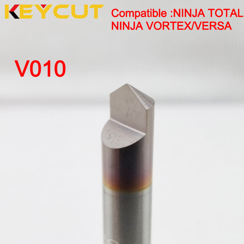 Keyline Milling Cutter V010 110° in Carbide Fits KEYLINE NINJA TOTAL Keyline Vortex KEYLINE Versa Key Machine Aftermarket