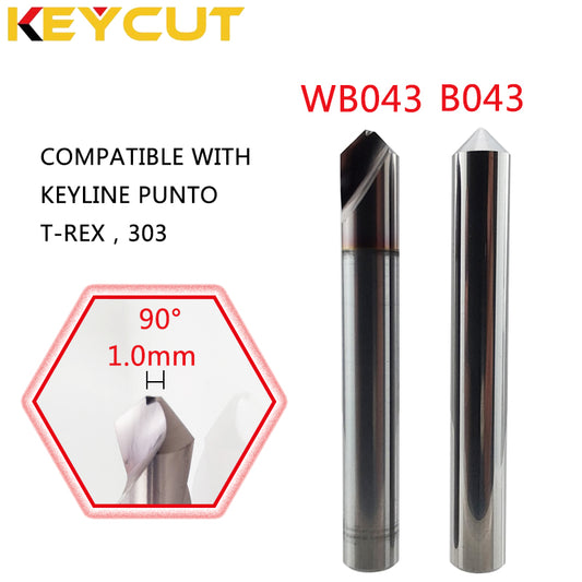 KEYLINE Milling Cutter HB043 D6 90° P-1.0 and Punto Tracer B043 Fits KEYLINE PUNTO T-REX 303 Aftermarket