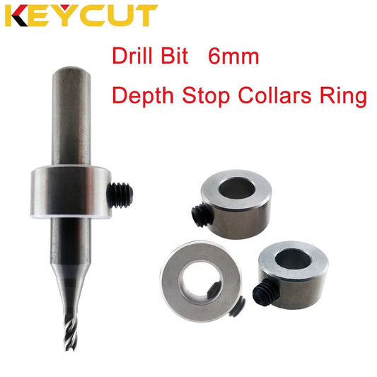 6mm Lockmsith Tools Drill Stop Collar Shaft Limit  Depth Ajustable Positioner Hole Guide