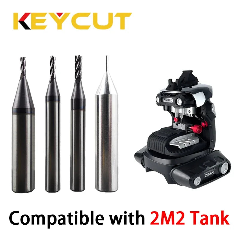 1.5mm 2mm Key Machine Cutter and Probe Compatible with 2M2 Tank Automatic Key Cutting Machine Locksmith Tools