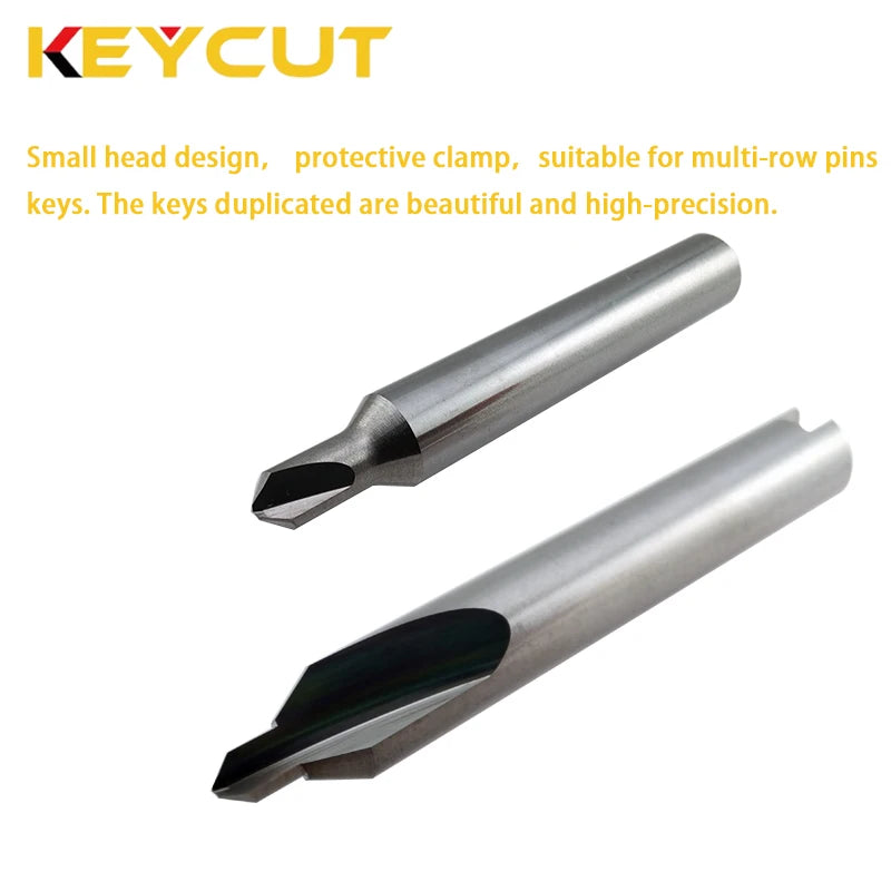 80° 90° 95° 100° 105°  Carbide Small Head Dimple Cutter Drill Bit for Vertical Key Duplicating Machine Locksmith Tools