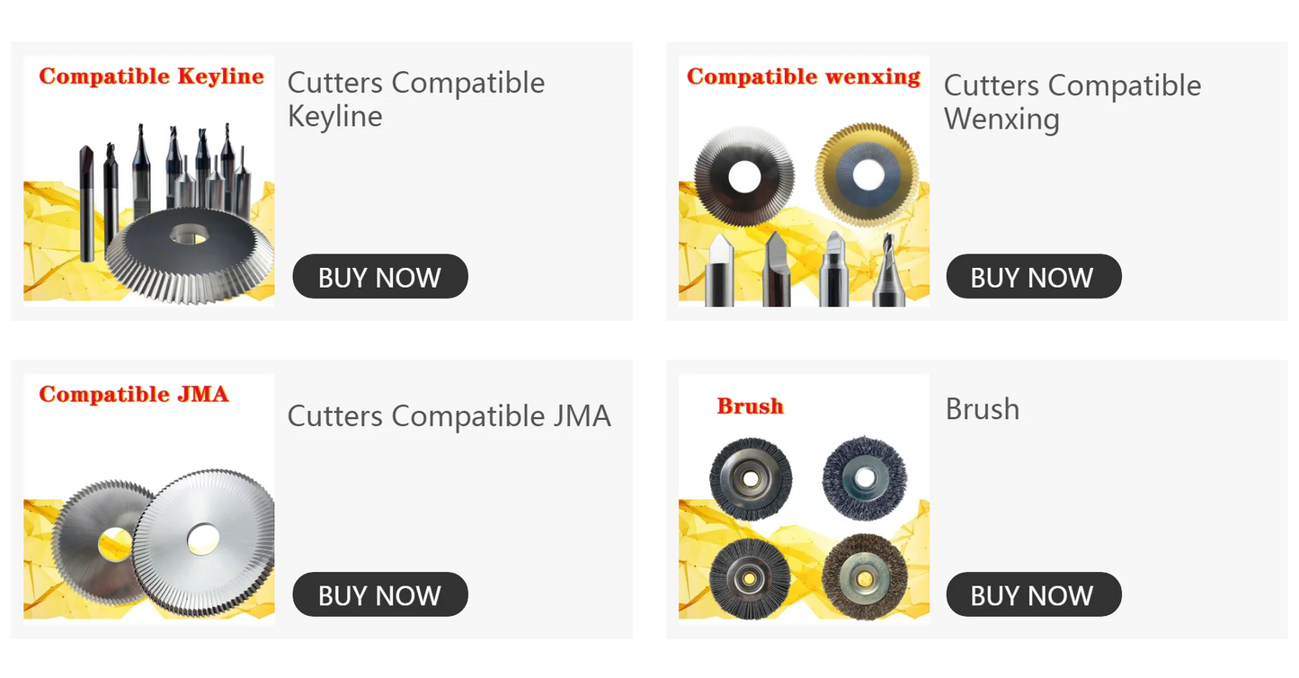 TRIAX Cutter W106 QUATTROCODE Cutter W106 Milling Cutter Aftermarket Fits Iseo R11 Iseo R7 Iseo R9 Iseo R6 Iseo R50 key blanks