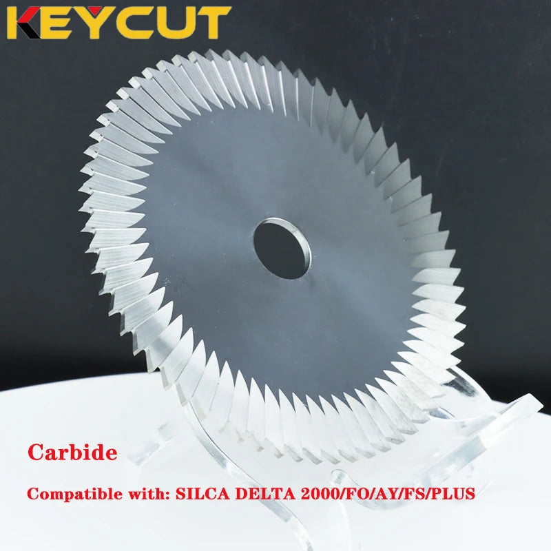 Carbide Slotter Cutter SG19 SG19W Compatible with SILCA DELTA 2000/FO/AY/FS/PLUS Key Cutting Machine