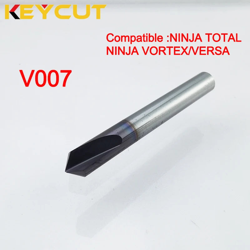 Keyline Cutter V007 100° Milling Cutter Fits KEYLINE NINJA TOTAL Keyline Vortex KEYLINE Versa Key Machine Aftermarket