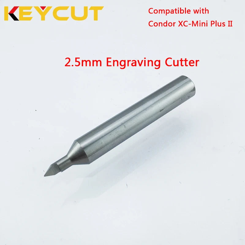 2.5mm Engraving Cutter Replacement Compatible with Condor XC-Mini Plus II Key Machine