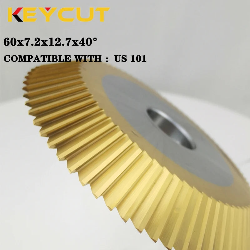 60x7.2x12.7 Compatible With GLADAID US 101 SKS CYCLONE SKS TEMPEST Key Cutting Wheel Milling Cutter Key Duplicator Locksmith Tools