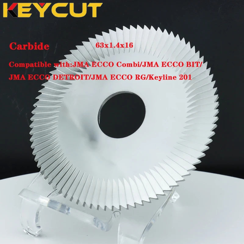 Disc Cutter FP8 FP8W Slot Cutter 63x1.4x16 Milling Cutter Compatible with JMA ECCO BIT Key Machines