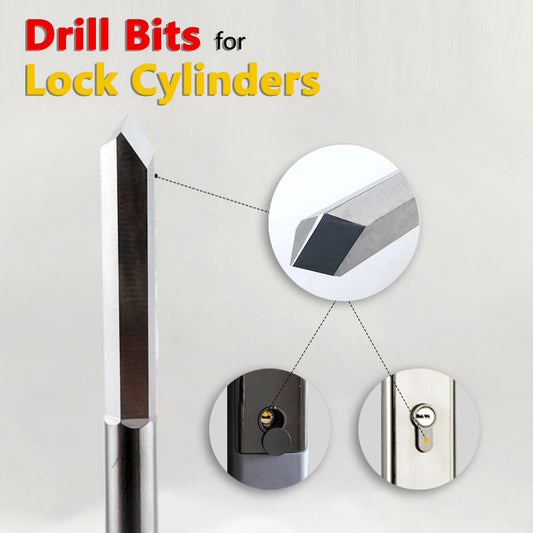 Drill Bit to Open Locks Lock Cylinder Locksmith Tools for Drilling Brass Locks Lock Opener