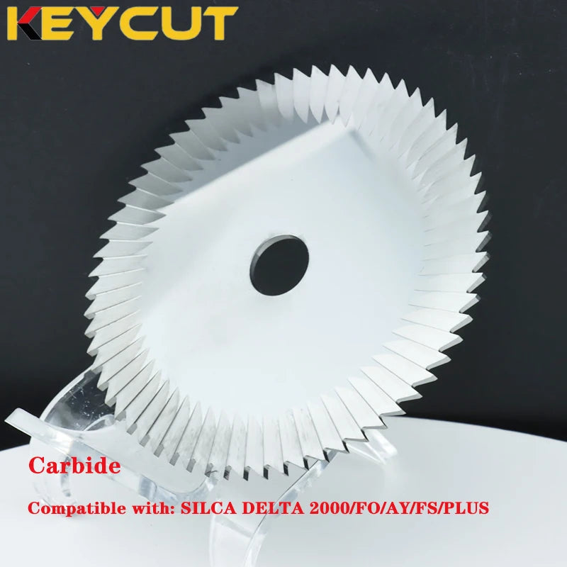 Carbide Slotter Cutter SG19 SG19W Compatible with SILCA DELTA 2000/FO/AY/FS/PLUS Key Cutting Machine