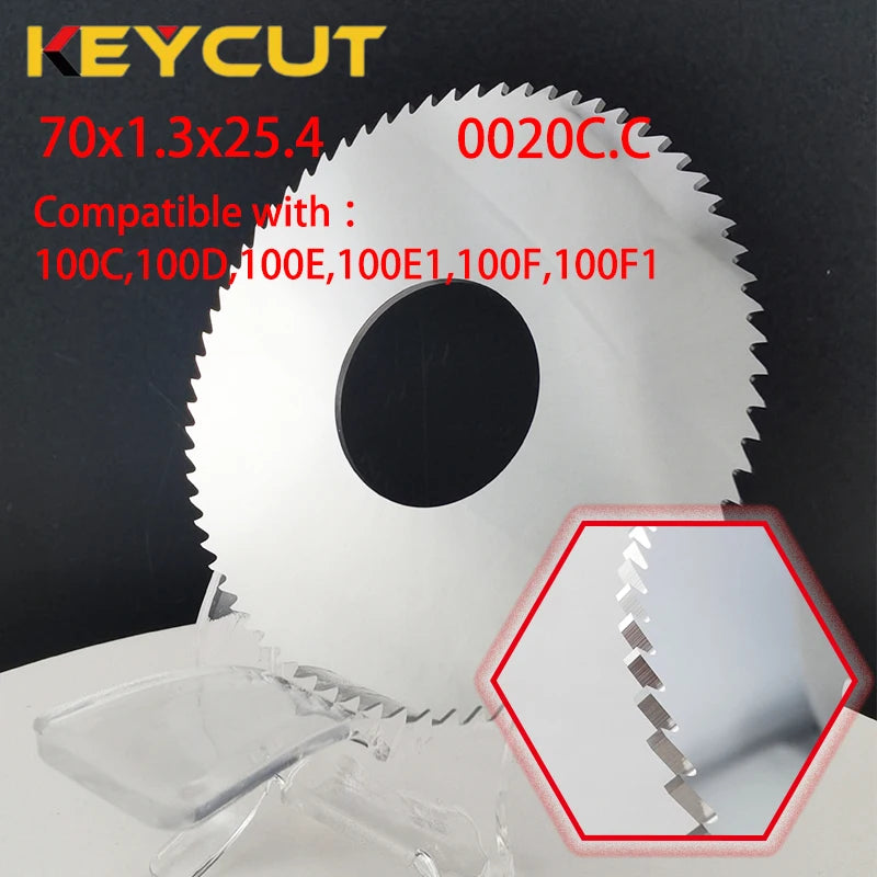 Wenxing  0020C.C  Cutter 70x1.3x25.4 in Carbide Fits Wenxing 100C 100D 100E 100E1 100F 100F1 Aftermarket Locksmith Tools