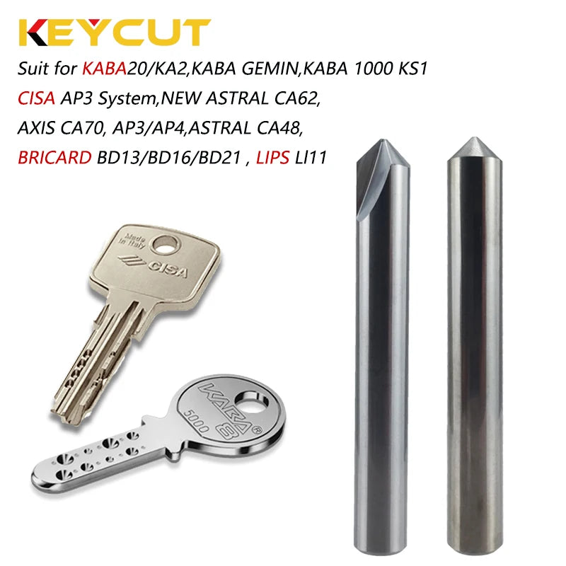 Replacement Keyline Milling Cutter HB001 B001 Compatible with Keyline 303/304/305/PUNTO/T-REX Key Machine for KABA CISA Key