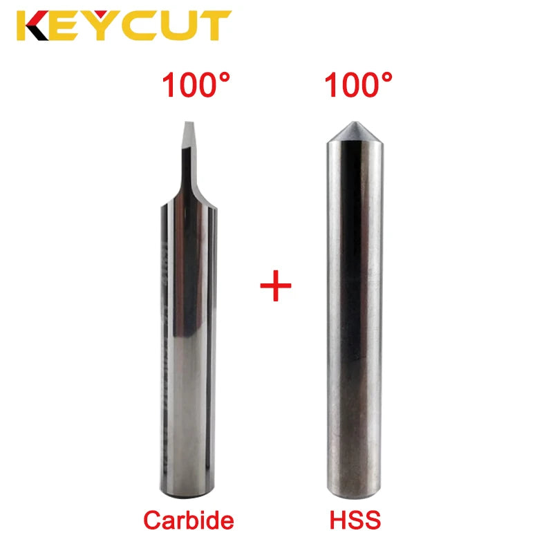 Point Dimple Cutter 80° 90° 95° 100° 105° Copy Dimple Keys for Various Vertical Manual Key Cutting Machine Locksmith Tools