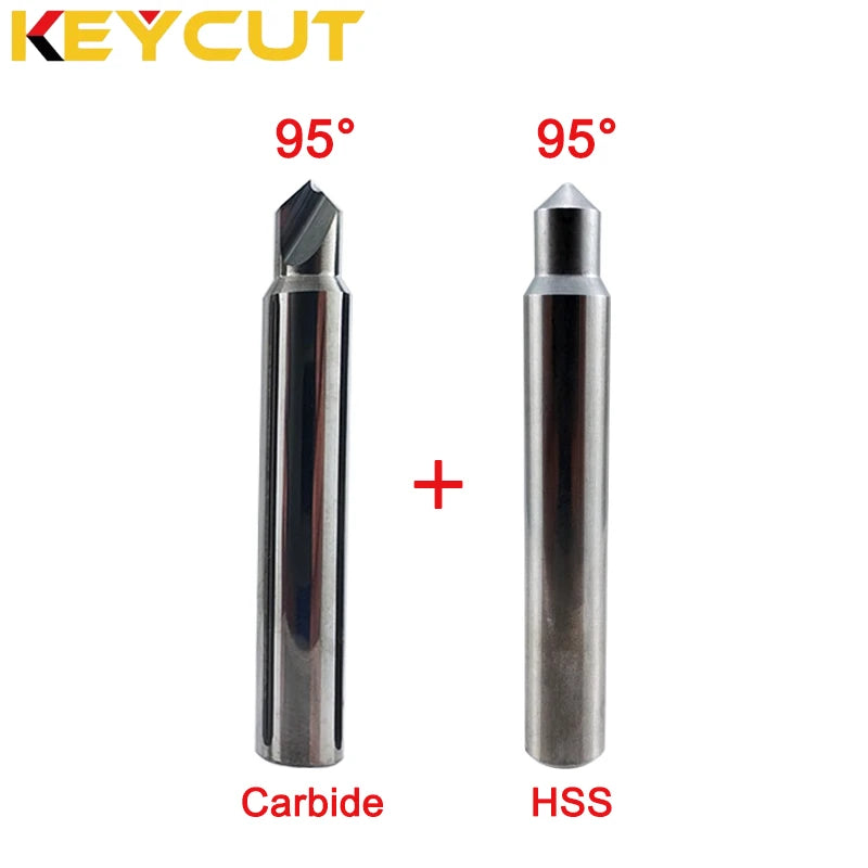 80° 90° 100° 105° Dimple Cutter Carbide MillIng Cutter for Vertical Manual Key Copy Machines Locksmith Tools