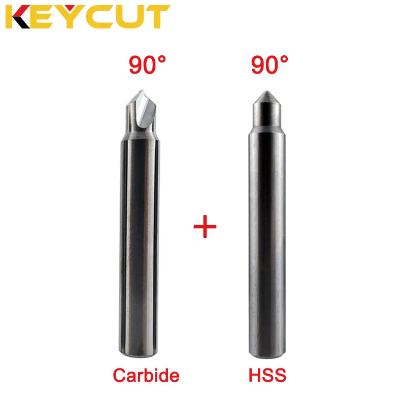 80° 90° 100° 105° Dimple Cutter Carbide MillIng Cutter for Vertical Manual Key Copy Machines Locksmith Tools