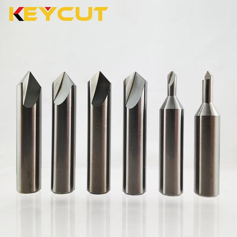 01D 02D 03D 04D 09D 18D Dimple Cutter Compatible with SILCA FUTURA Key Copy Machine Carbide End Mill Locksmith Tools