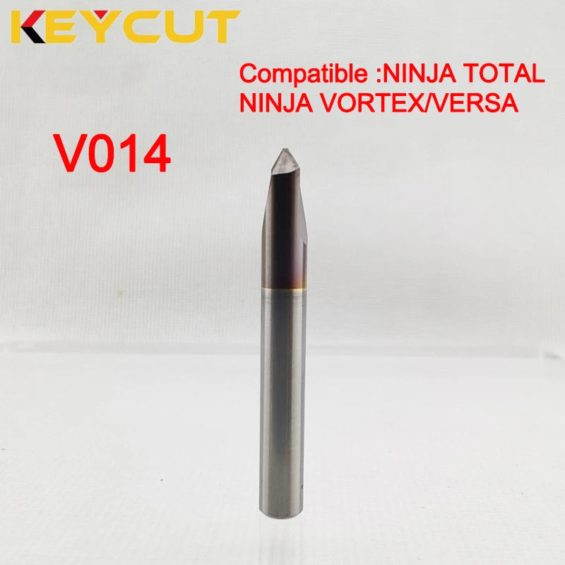 Keyline Milling Cutter V014 in Carbide Fits KEYLINE NINJA TOTAL Keyline Vortex Versa Key Machine Aftermarket Locksmith Tools