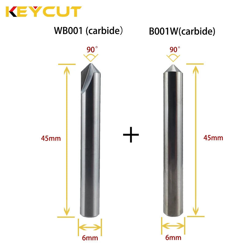 Replacement Keyline Milling Cutter HB001 B001 Compatible with Keyline 303/304/305/PUNTO/T-REX Key Machine for KABA CISA Key