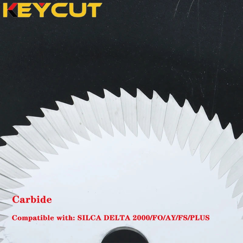 Carbide Slotter Cutter SG19 SG19W Compatible with SILCA DELTA 2000/FO/AY/FS/PLUS Key Cutting Machine