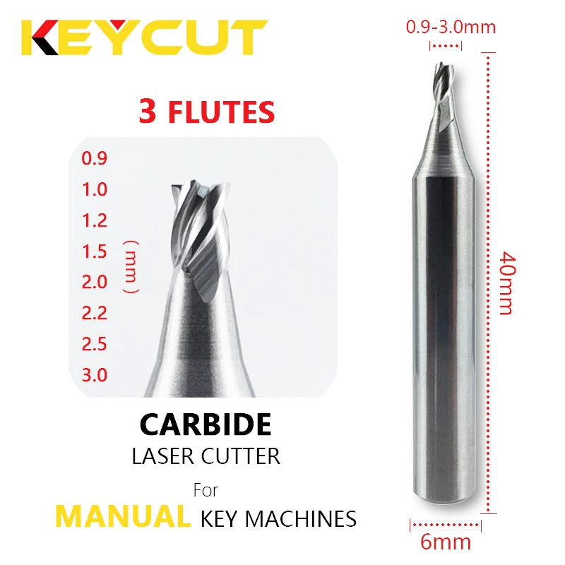 Milling Cutter for Key Duplicating on Manual Vertical Key Copy Machine Locksmith Tools