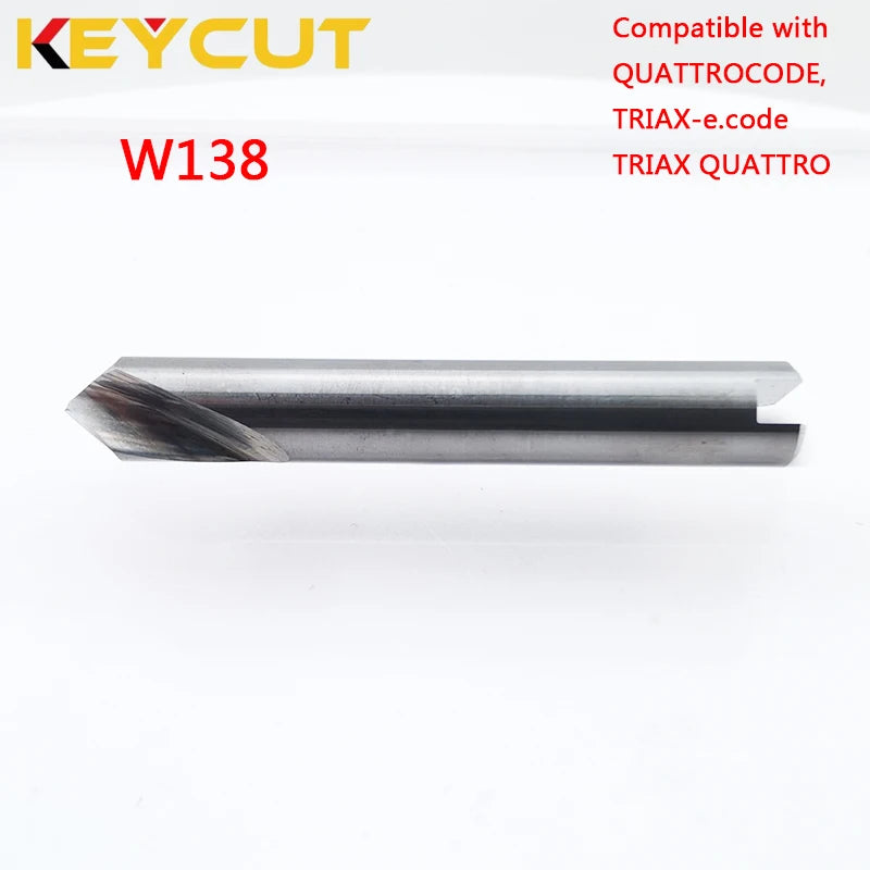 TRIAX Cutter W138 Milling Cutter Compatible with TRIAX QUATTROCODE TRIAX-e.code TRIAX QUATTRO Key Machines