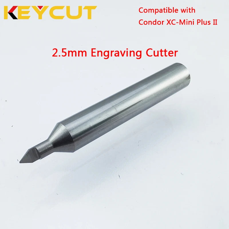 2.5mm Engraving Cutter Replacement Compatible with Condor XC-Mini Plus II Key Machine