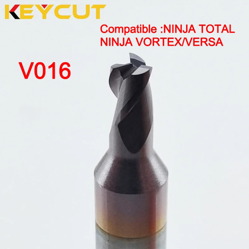 Keyline Milling Cutter V016 in Carbide Fits KEYLINE NINJA TOTAL Keyline Vortex KEYLINE Versa Key Machine Aftermarket