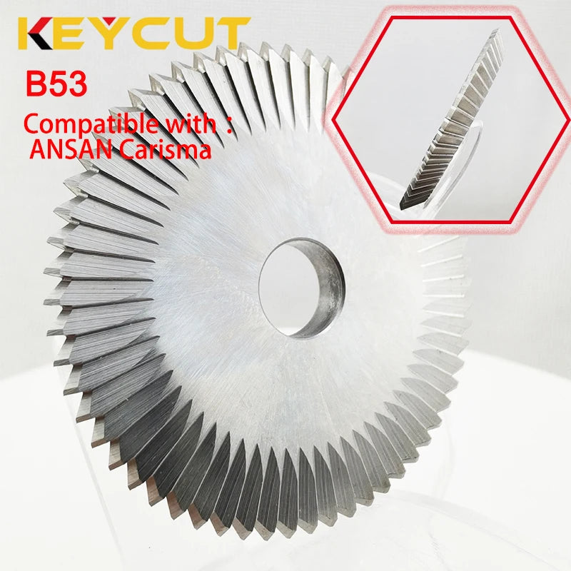 Milling cutter ANSAN B53 50x5x10 Compatible with ANSAN Carisma Key Cutting Machine Locksmith Tools