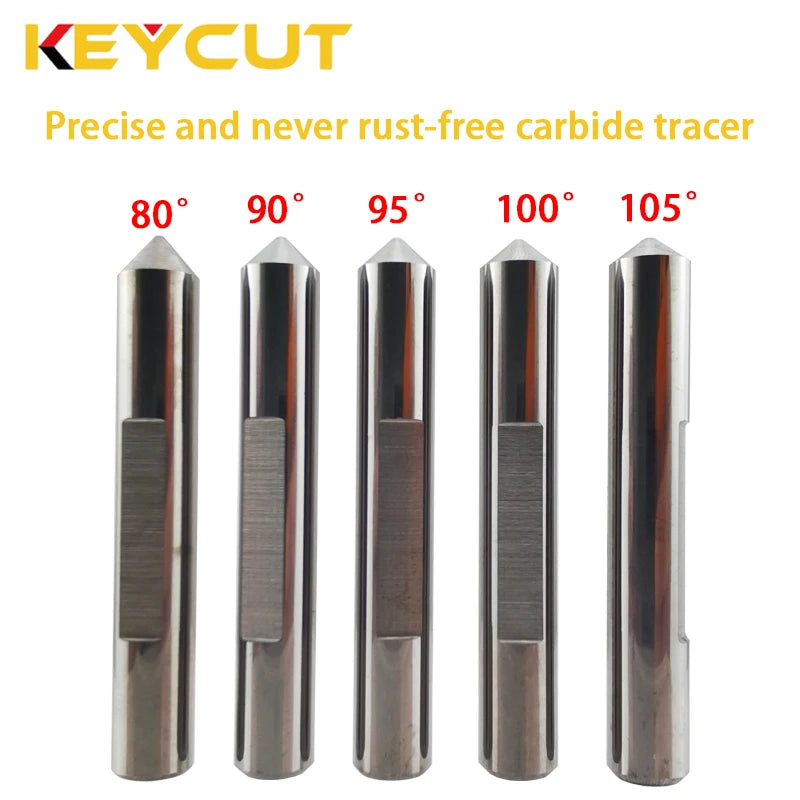 80° 90° 95° 100° 105°  Carbide Drill Bit Dimple Cutter  for Vertical Manual Key Duplicating Machine