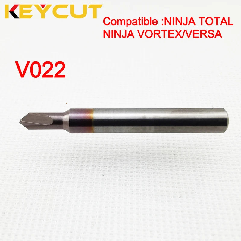 Keyline Milling Cutter V022 in Carbide Fits KEYLINE NINJA TOTAL Keyline Vortex KEYLINE Versa Key Machine Aftermarket