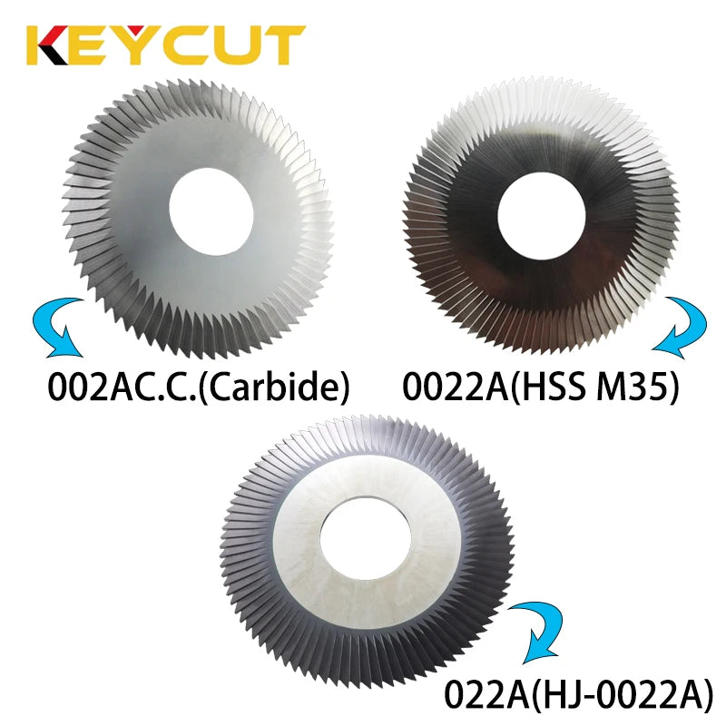 Key Milling Cutter 0022A 0022AC.C HJ-0022A 70x1.3x22 Compatible with WENXING 100B 202 100A 100A1 100A2 100A3 Locksmith Tools