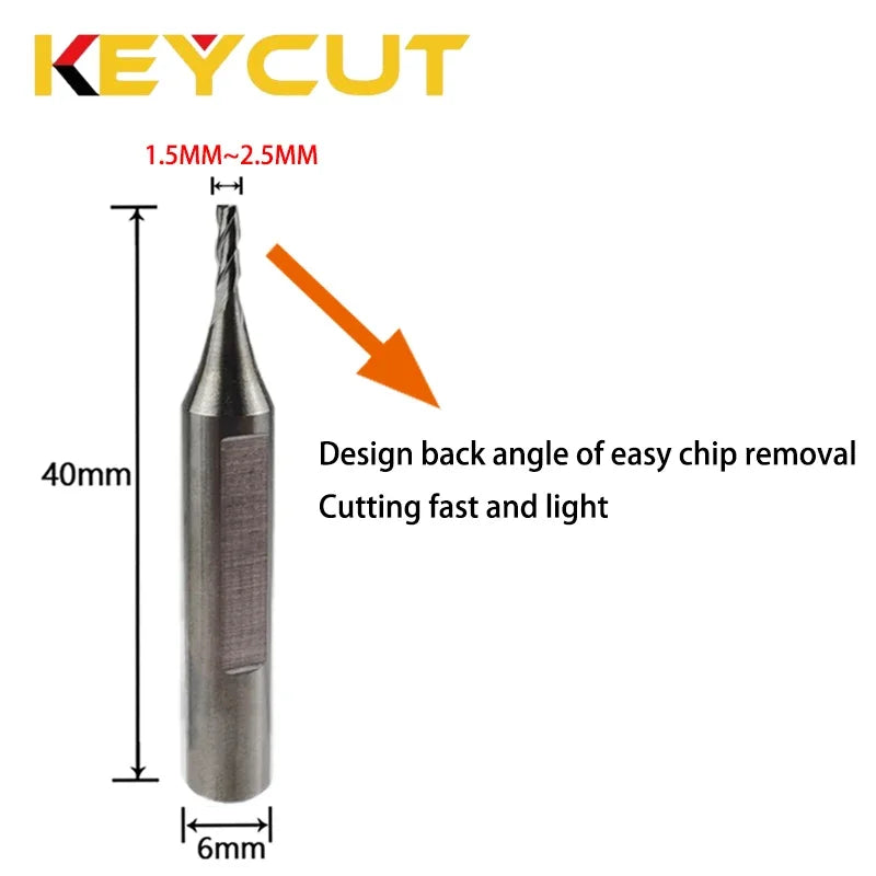 Automatic Key Machine Cutters Probe 1.5-2.5mm Suit for Miracle A7/A9 Condor Alpha Pro/Beta Various Key Machine Locksmith Tools