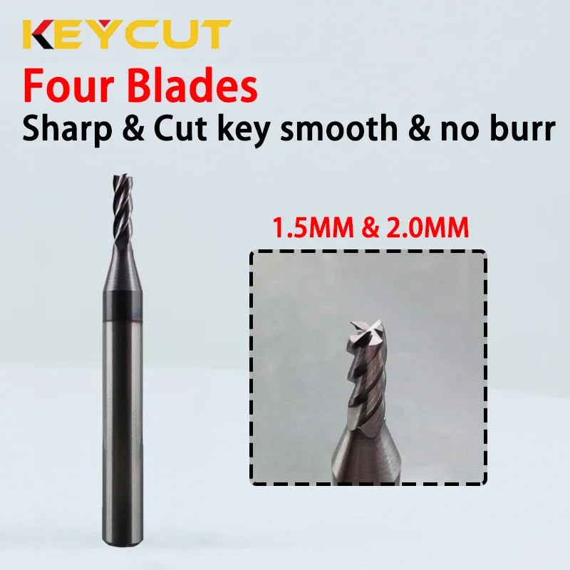 1.5mm 2mm Key Machine Cutter and Probe Compatible with 2M2 Tank Automatic Key Cutting Machine Locksmith Tools