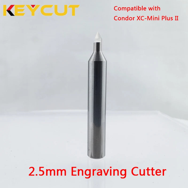 2.5mm Engraving Cutter Replacement Compatible with Condor XC-Mini Plus II Key Machine