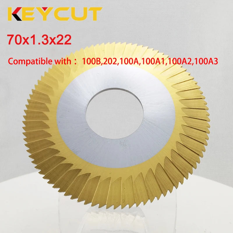 Key Machine Milling Cutters 0022A 70x1.3x22 for 100B 202 100A 100A1 100A2 100A3 Mortice key Machines