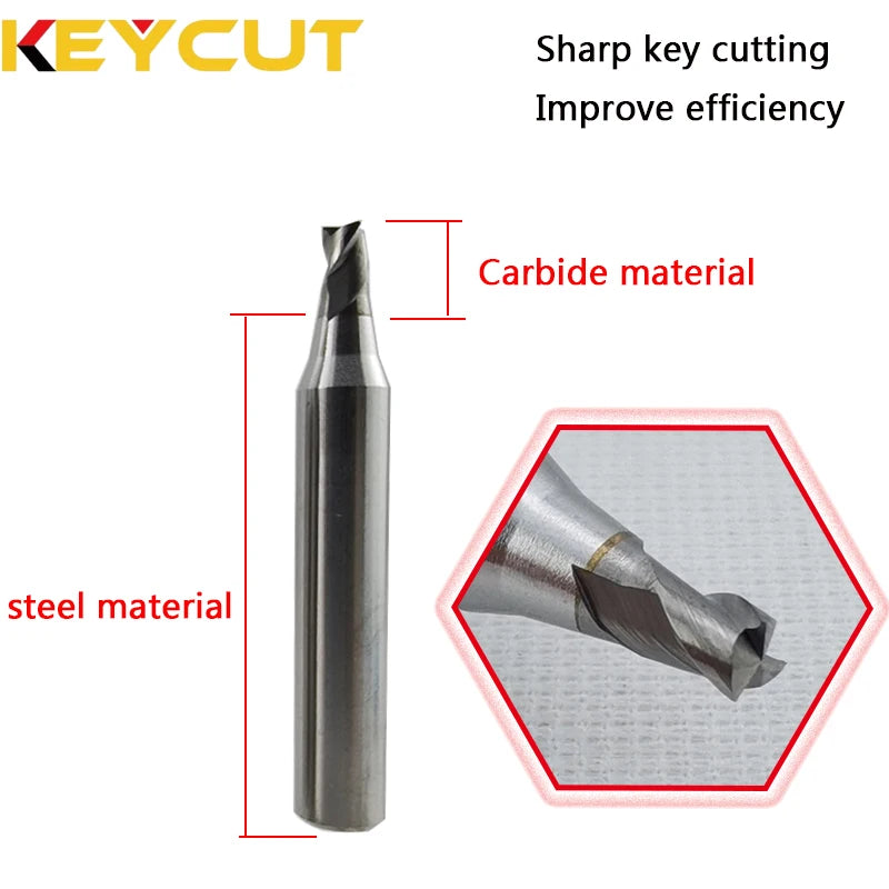 Key Milling Cutter 1.0mm 1.5mm 2.0mm 2.5mm 3.0mm for WENXING DEFU SILCA MATRIX Manual Key Duplictor Machine