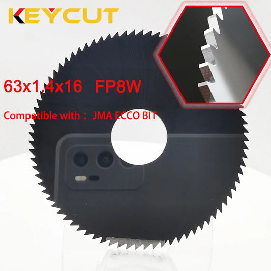 JMA ECCO BIT FP8 FP8W Cutter 63x1.4x16 Fits JMA ECCO BIT Key Machine Aftermarket