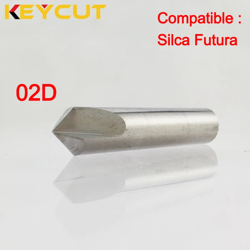 SILCA Futura Milling Cutter 02D 02DW 100°  Dimple Cutter Fits ILCO Silca Futura Auto and Pro Key Machine Aftermarket