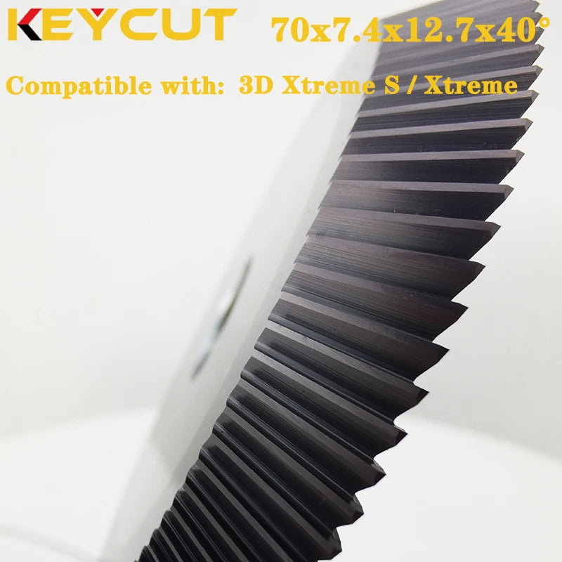 Key Cutting Wheel 70x7.4x12.7x40° Milling Cutter Compatible with 3D EXTREME S Key Duplicator Locksmith Tools