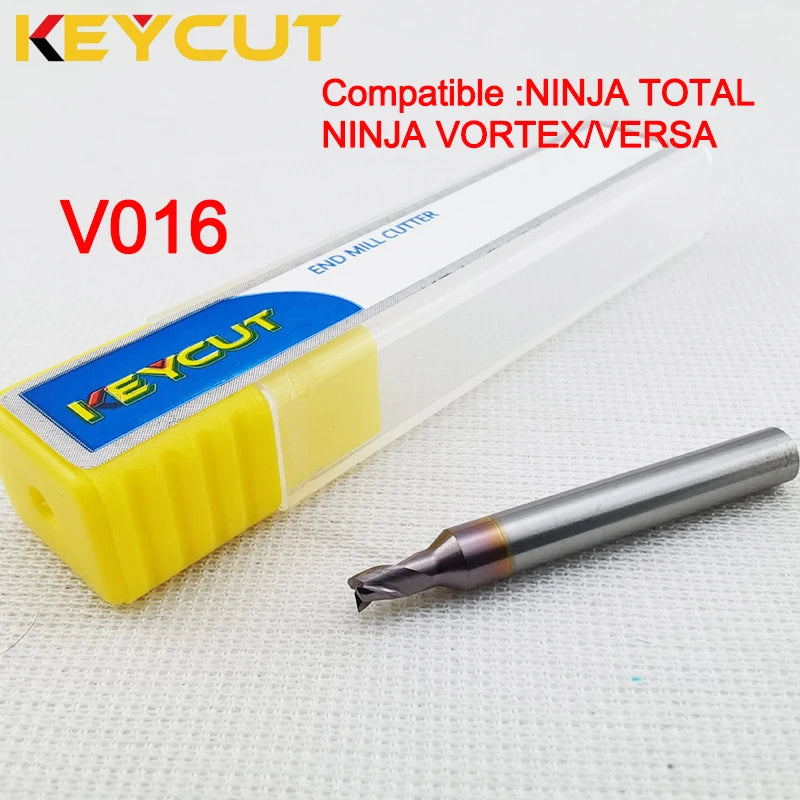 Keyline Milling Cutter V016 in Carbide Fits KEYLINE NINJA TOTAL Keyline Vortex KEYLINE Versa Key Machine Aftermarket