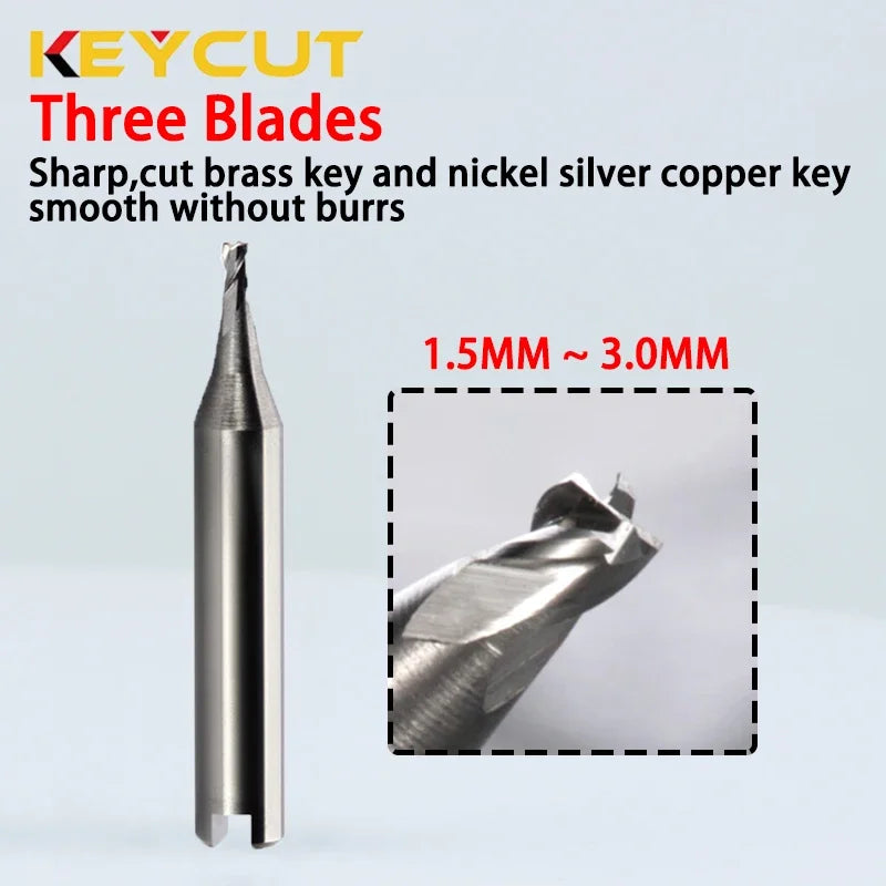 W101 W104 W129 W133 End Mill Cutter Compatible with Silca Viper QUATTROCODE Key Cutting Machine Locksmith Tools