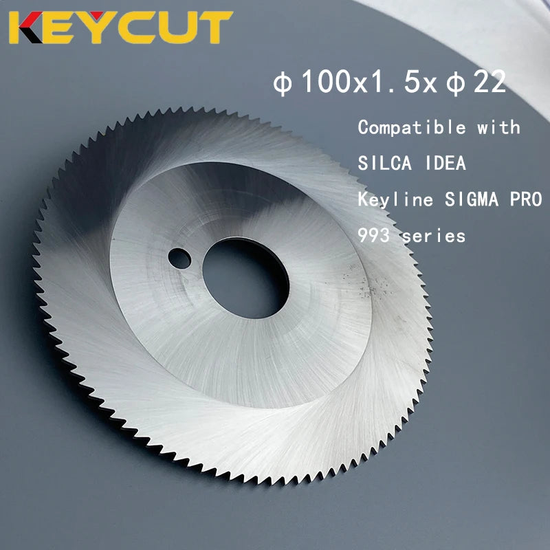 Keyline Cutter 100x1.5x22mm WSPL1.5 Fits SILCA IDEA KEYLINE SIGMA PRO 993 series Key Machines Aftermarket Locksmith Tools