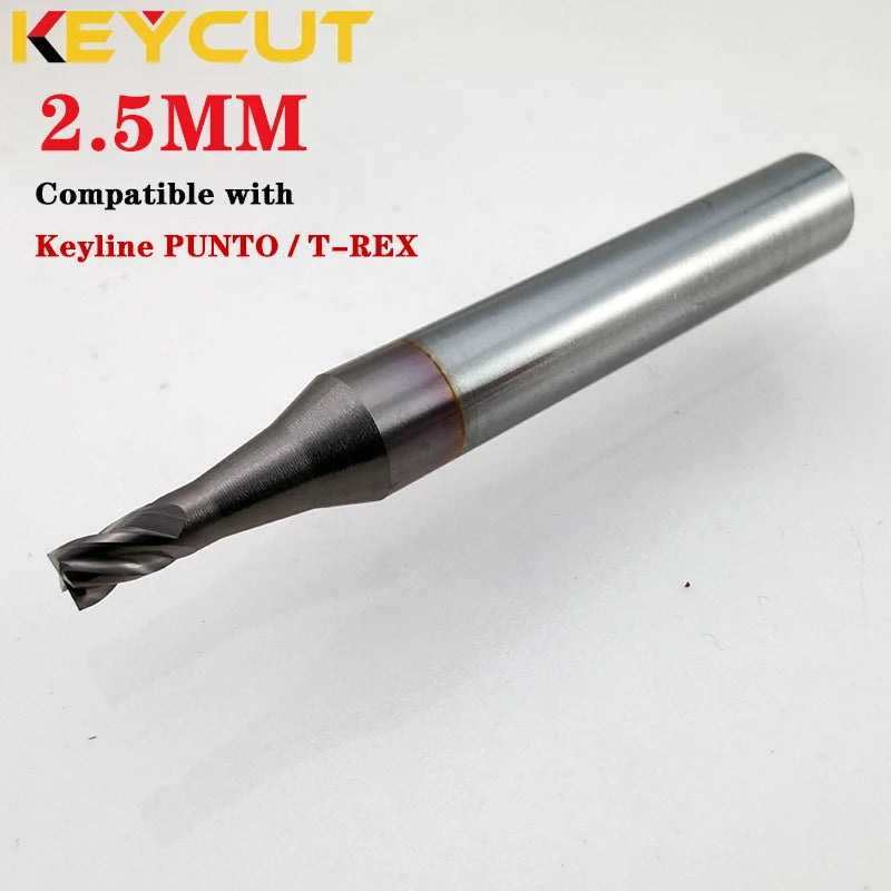 Milling Cutter 2.5mm WC011 HC011 Compatible with Keyline T-Rex Keyline Punto Key Duplicating Machine