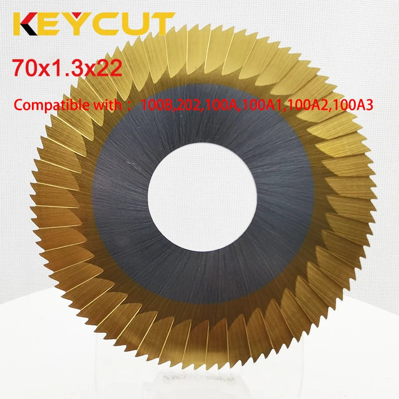 Key Machine Milling Cutters 0022A 70x1.3x22 for 100B 202 100A 100A1 100A2 100A3 Mortice key Machines