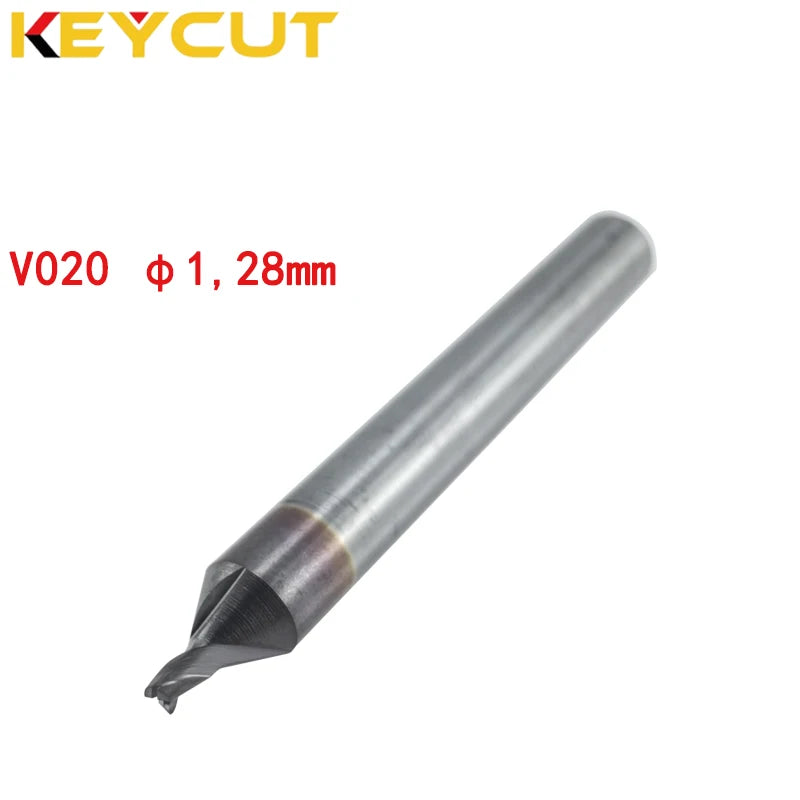 Milling Cutter V020 1.28mm Compatible with Keyline VERSA NINJA TOTAL NINJA VORTEX Key Duplicating Machine Locksmith Tools