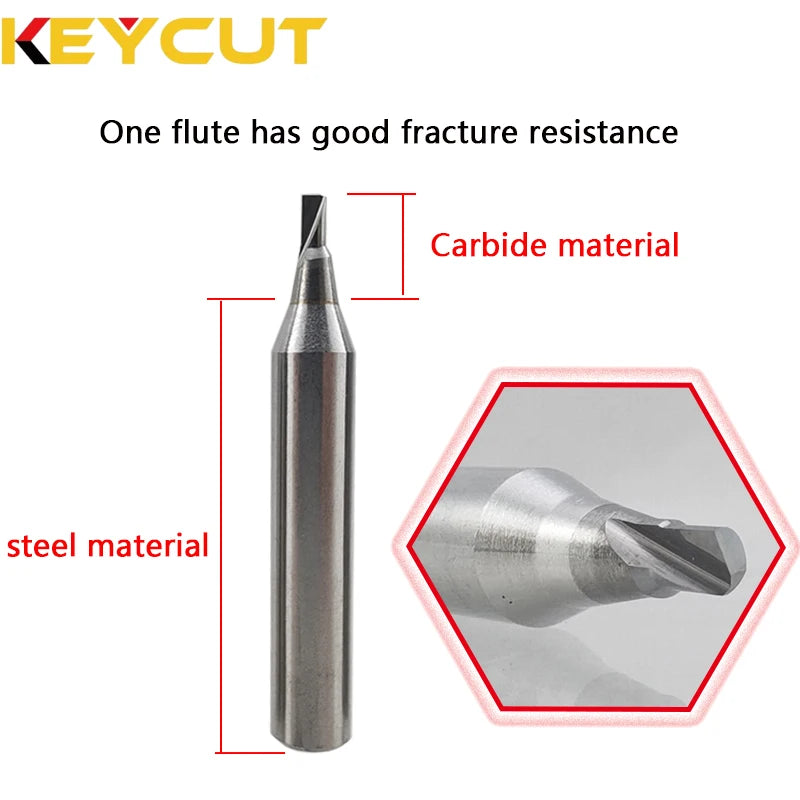 Fracture resistant Milling Cutter 1.0mm 1.5mm 2.0mm 2.5mm for WENXING DEFU SILCA MATRIX Manual Key Duplictor Machine