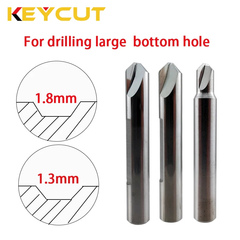 95° 105°  Carbide Dimple Cutter Drill Bit for Large bottom holes on Vertical Key Duplicating Machine Locksmith Tools